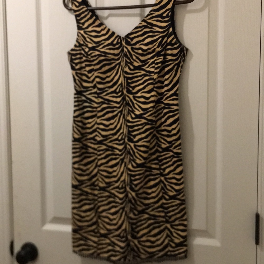 Zebra print dress